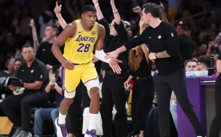 LeBron, Kennard Shine in Lakers’ Game 1 Victory Over Rockets