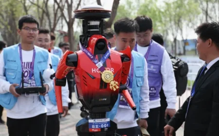 Humanoid Robots Outpace Humans in Beijing Half-Marathon, Demonstrating Swift Advancements