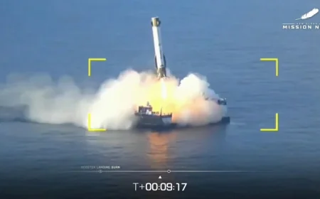 Blue Origin Successfully Reuses New Glenn Rocket, Lands Booster at Sea