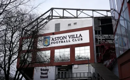 Villa Fixtures: Aston Villa Clash Confirmed for Late Sunday Kick-Off