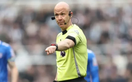 Anthony Taylor Faces a 425-Game Test as Guardiola and Arteta Turn Manchester City vs Arsenal Into a Pressure Cooker