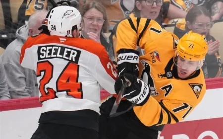 Penguins Falter in Game 1 Defeat Against Flyers