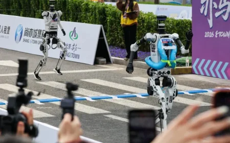 Humanoid Robot Triumphs, Breaks Human World Record at Beijing Half-Marathon