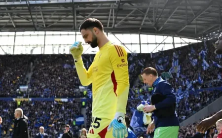 Giorgi Mamardashvili injury update: Liverpool wait on hospital check after derby collision