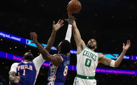 Boston Celtics Overpower Philadelphia 76ers in Game 1 Victory