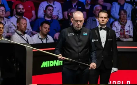 Xiao Guodong edges closer in World Snooker Championship battle