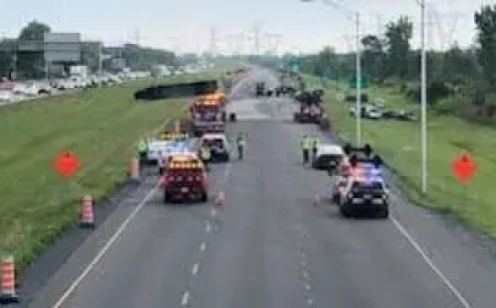 Truck crash plea after the shift