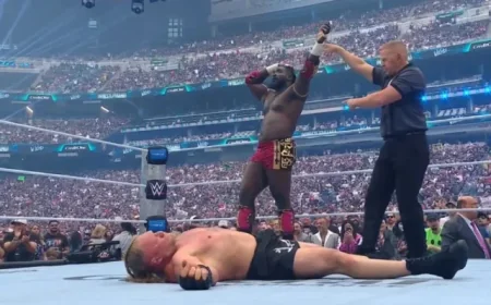 WrestleMania 42: Oba Femi Overpowers Brock Lesnar