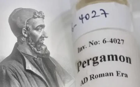 Feces in a Pergamon vial: the ancient remedy that turned out to be real