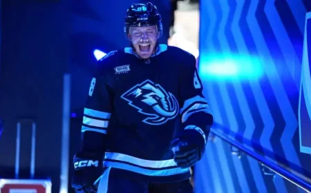 Nate Schmidt and the Mammoth’s first playoff test meets a veteran’s calm