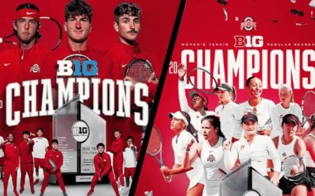 Ohio State Tennis Teams Secure Big Ten Regular Season Titles