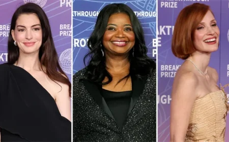 Anne Hathaway and Octavia Spencer Shine in Breakthrough Prize Photos