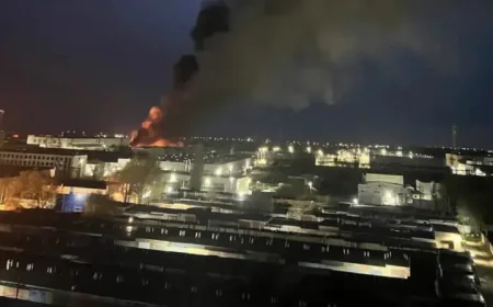 Strikes on Taganrog: Ukraine hits Russian drone plant as fire engulfs key military site