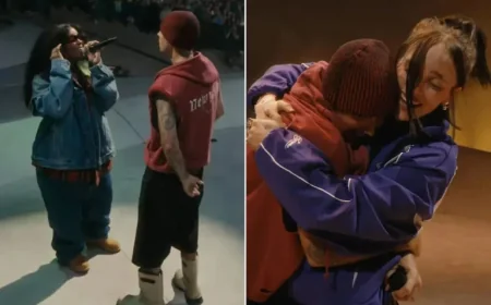 Justin Bieber Duets with Billie Eilish and SZA at Coachella Weekend 2