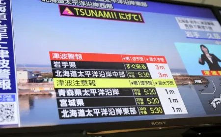 Japan Earthquake Today: Tsunami Warning Issued After a Major 7.5 Quake