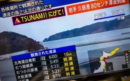 Tsunami Japon: Japan Issues Major Earthquake Warning After 7.7 Quake