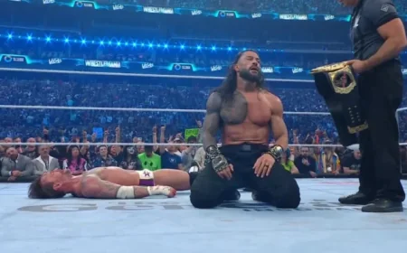 Roman Reigns Claims World Heavyweight Title from CM Punk at WrestleMania 42