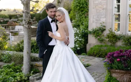 Jack Whitehall Roxy Horner Wedding: 2 Dresses, an 8-Tier Cake and a Country Celebration Built on Blubbing