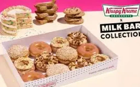 Krispy Kreme Milk Bar Collaboration: a new doughnut moment with a familiar comfort