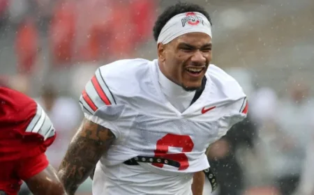 Devin Sanchez Shines in 2026 Spring Game; Jackson Jr. and Atkinson Dominate Pass Rush