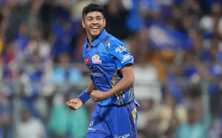 Ashwani Kumar after the breakthrough moment in Ahmedabad