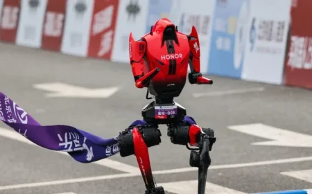Humanoid Robot Sets New Half-Marathon Record in Beijing