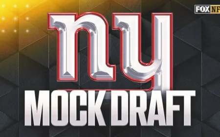 New York Giants Mock Draft: Predictions for Two Top-10 Picks