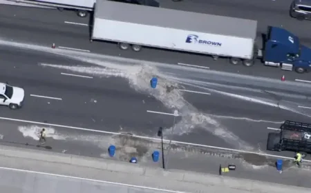 Interstate 75 Hazmat Spill in Cobb County Leaves Drivers Waiting, Not Hurt