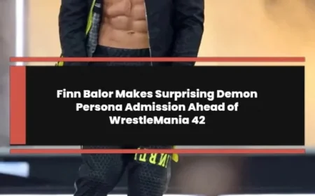Finn Balor Reveals Surprising Demon Persona Insight Before WrestleMania 42