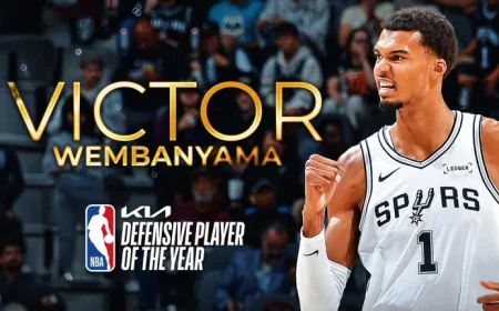 Victor Wembanyama Wins 2025-26 NBA Defensive Player of the Year Award
