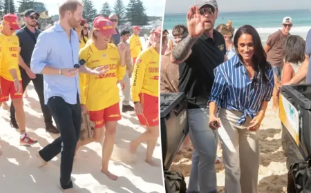 British Royal Family Scene in Bondi Beach Draws Attention to One Unbothered Woman