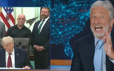 Jon Stewart Shocked by Trump’s Unusual Oval Office Incident