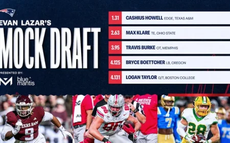 Lazar Unveils Final 2026 NFL Draft Patriots 7-Round Mock