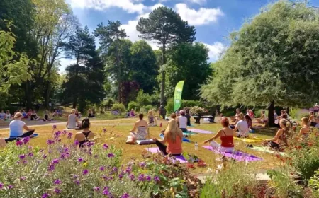 Shropshire’s first free Park Yoga sessions bring a 10-year health question into focus