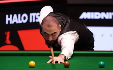Hossein Vafaei at the Crucible as the pressure rises in Sheffield
