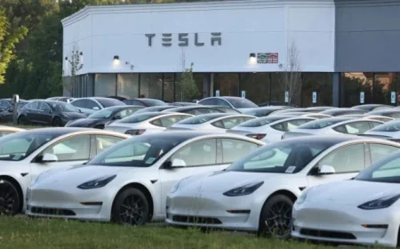 Investors Eye Tesla Earnings as Stock Drops 14%
