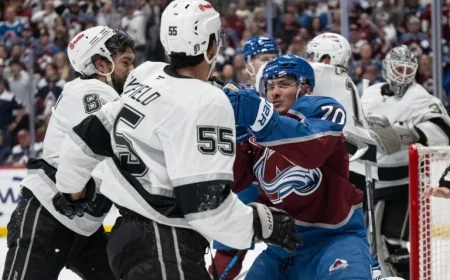 Avalanche Defeat Kings 2-0, Overcome Refs and Broken Glass