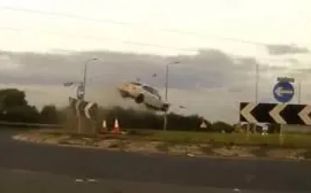 Chase Ends in Roundabout Crash as Leeds Man Jailed