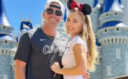 Jackson Olson and Maggie Sajak Go Public With Disney Castle Romance