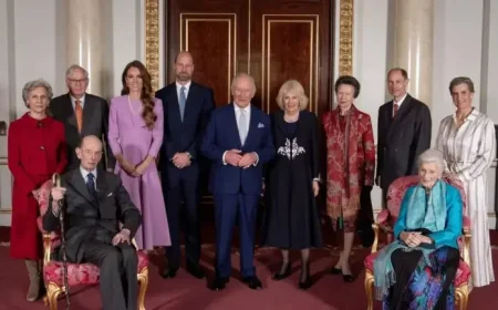 British Royal Family Mark Queen Elizabeth II Centenary With Rare 11-Member Photo