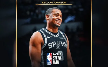 Keldon Johnson Wins 2025-26 NBA Sixth Man of the Year Award