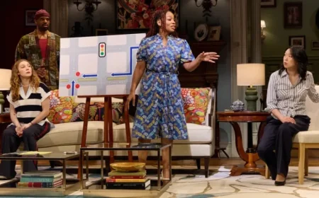 Trash Cans Neatly Aligned Along Balusters: A Vulture Perspective