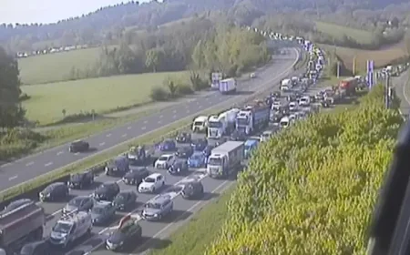 Devon Live: 4 facts behind the M5 collision near Exeter and the slow traffic