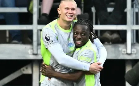 Erling Haaland’s Goal Propels Man City to Premier League Summit