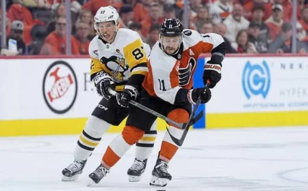 Penguins Struck by Flyers’ Intense WWE-Style Hockey