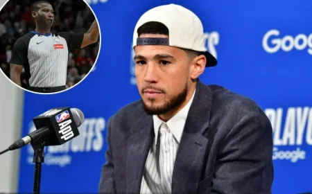 Devin Booker Criticizes Referee in Intense NBA Playoff Rant