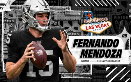 Raiders Choose Fernando Mendoza as Top Pick in 2026 NFL Draft