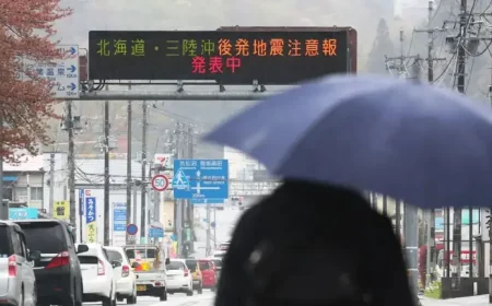 Tremblement De Terre Japon Raises Fresh Fears After 7.7 Quake and Tsunami Alert