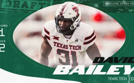 Texas Tech’s David Bailey Selected 2nd in 2026 NFL Draft, Round 1