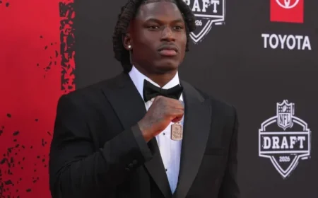 NY Giants Pick OLB Arvell Reese as 5th in 2026 NFL Draft